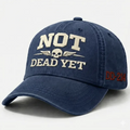 💥Flash Sale – Up to 50% Off! 🧢NOT DEAD YET Veteran Dad Hat